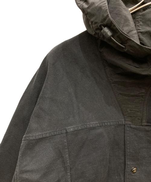 STONE ISLAND（ストーンアイランド）STONE ISLAND (ストーンアイランド) GARMENT DYED SMOCK ブラック サイズ:Mの古着・服飾アイテム