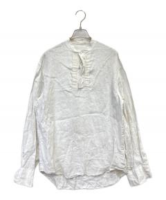 中古・古着通販】FLAX (フラックス) 長袖シャツ 90'sリネンシャツ