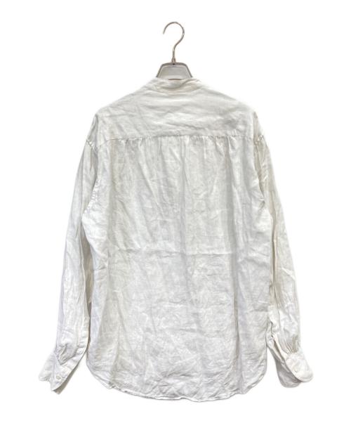 BOURRIENNE（ブリエンヌ）BOURRIENNE (ブリエンヌ) リネンシャツ ホワイト サイズ:Sの古着・服飾アイテム