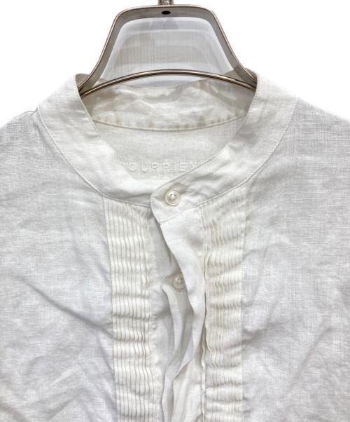 BOURRIENNE（ブリエンヌ）BOURRIENNE (ブリエンヌ) リネンシャツ ホワイト サイズ:Sの古着・服飾アイテム