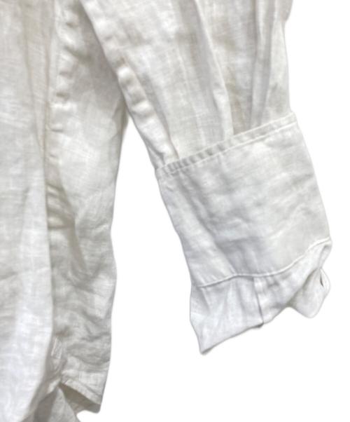 BOURRIENNE（ブリエンヌ）BOURRIENNE (ブリエンヌ) リネンシャツ ホワイト サイズ:Sの古着・服飾アイテム