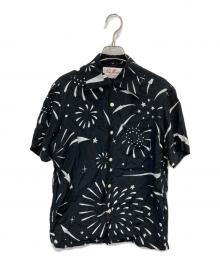 Aloha Blossom（アロハブロッサム）の古着「アロハシャツ」｜ブラック