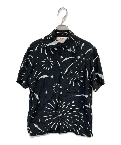 Aloha Blossom（アロハブロッサム）Aloha Blossom (アロハブロッサム) アロハシャツ ブラック サイズ:38の古着・服飾アイテム
