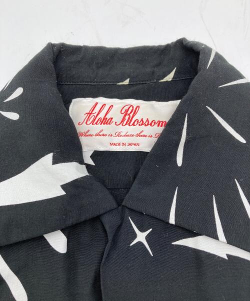 Aloha Blossom（アロハブロッサム）Aloha Blossom (アロハブロッサム) アロハシャツ ブラック サイズ:38の古着・服飾アイテム
