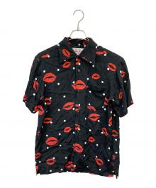 Aloha Blossom（アロハブロッサム）の古着「キス ショート スリーブ」｜ブラック