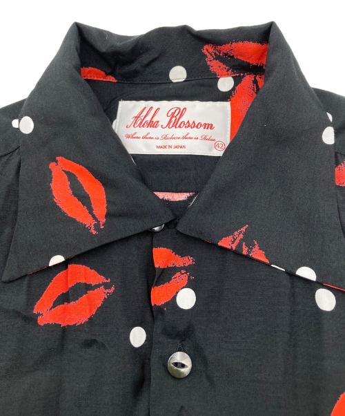 Aloha Blossom（アロハブロッサム）Aloha Blossom (アロハブロッサム) キス ショート スリーブ ブラック サイズ:42の古着・服飾アイテム