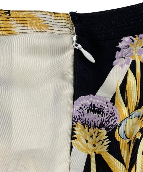 Istante（イスタンテ）Istante (イスタンテ) 総柄シルクブラウス ブラック サイズ:40の古着・服飾アイテム