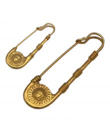 VERSACE（ヴェルサーチェ）の古着「２連セーフティピン」｜ゴールド