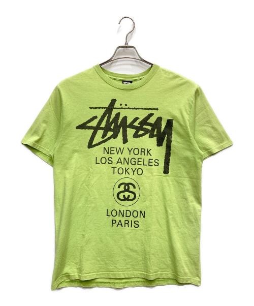 stussy（ステューシー）stussy (ステューシー) Tシャツ グリーン サイズ:Mの古着・服飾アイテム