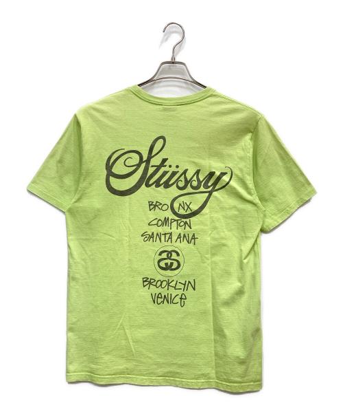 stussy（ステューシー）stussy (ステューシー) Tシャツ グリーン サイズ:Mの古着・服飾アイテム