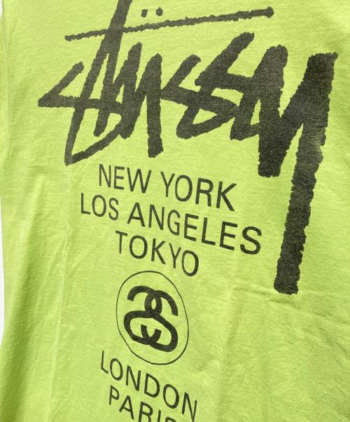 stussy（ステューシー）stussy (ステューシー) Tシャツ グリーン サイズ:Mの古着・服飾アイテム