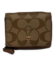 COACH（コーチ）の古着「3つ折り財布」｜ブラウン