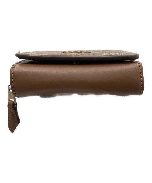 COACH（コーチ）COACH (コーチ) 3つ折り財布 ブラウンの古着・服飾アイテム
