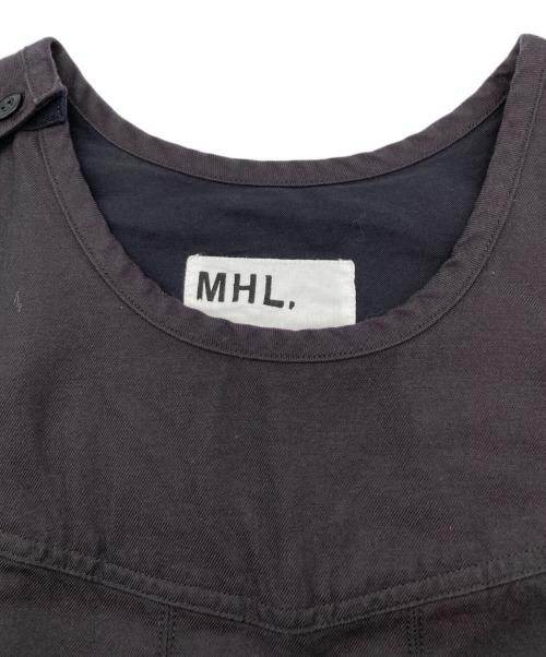 MHL（エムエイチエル）MHL (エムエイチエル) ノースリーブワンピース ブラック サイズ:Mの古着・服飾アイテム