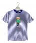 POLO RALPH LAUREN（ポロ・ラルフローレン）の古着「ポロベアボーダーTシャツ」｜ブルー
