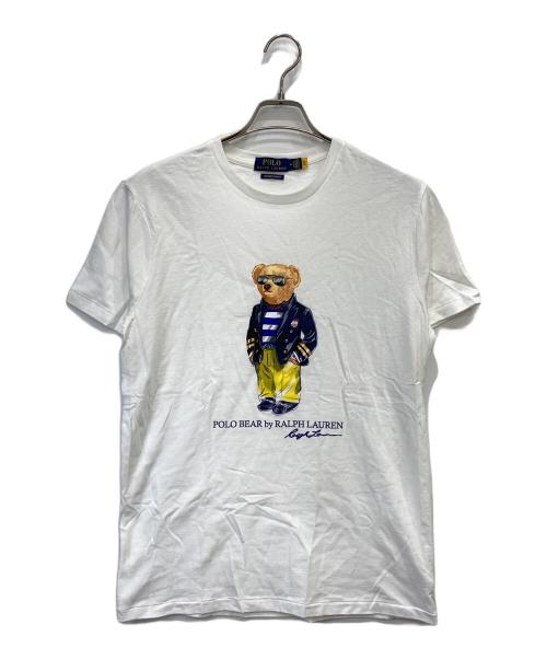 POLO RALPH LAUREN（ポロ・ラルフローレン）POLO RALPH LAUREN (ポロ・ラルフローレン) ポロベアプリントTシャツ ホワイト サイズ:Mの古着・服飾アイテム
