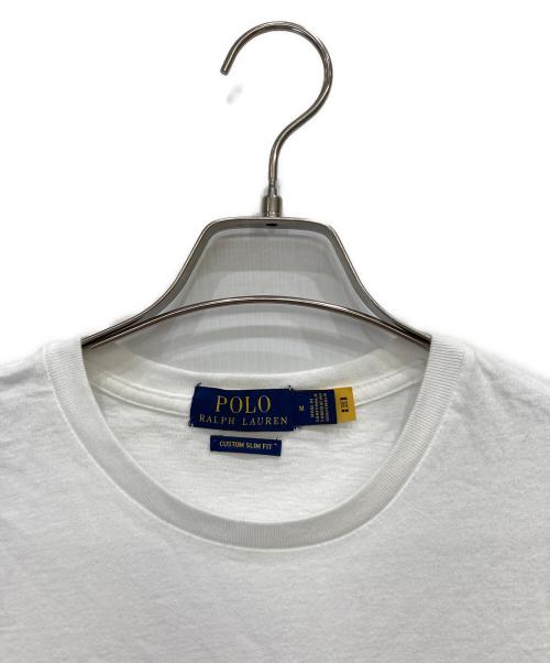 POLO RALPH LAUREN（ポロ・ラルフローレン）POLO RALPH LAUREN (ポロ・ラルフローレン) ポロベアプリントTシャツ ホワイト サイズ:Mの古着・服飾アイテム