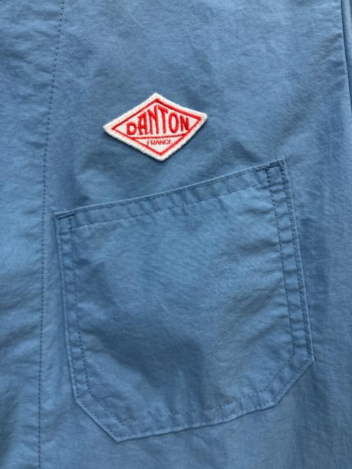 DANTON（ダントン）DANTON (ダントン) ノーカラージャケット ブルー サイズ:Ⅼの古着・服飾アイテム