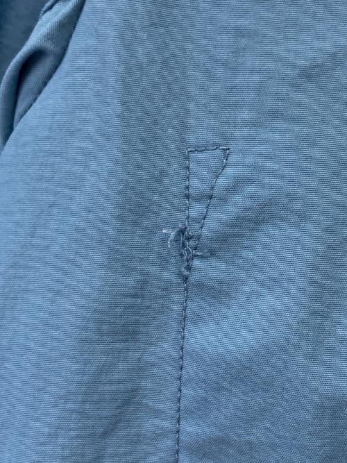DANTON（ダントン）DANTON (ダントン) ノーカラージャケット ブルー サイズ:Ⅼの古着・服飾アイテム
