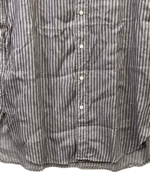 Gymphlex（ジムフレックス）Gymphlex (ジムフレックス) リネンシャツワンピース グレー サイズ:14の古着・服飾アイテム