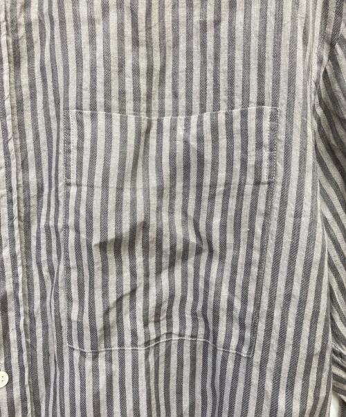 Gymphlex（ジムフレックス）Gymphlex (ジムフレックス) リネンシャツワンピース グレー サイズ:14の古着・服飾アイテム