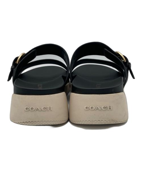 COACH（コーチ）COACH (コーチ) サンダル ブラック サイズ:24.5cmの古着・服飾アイテム