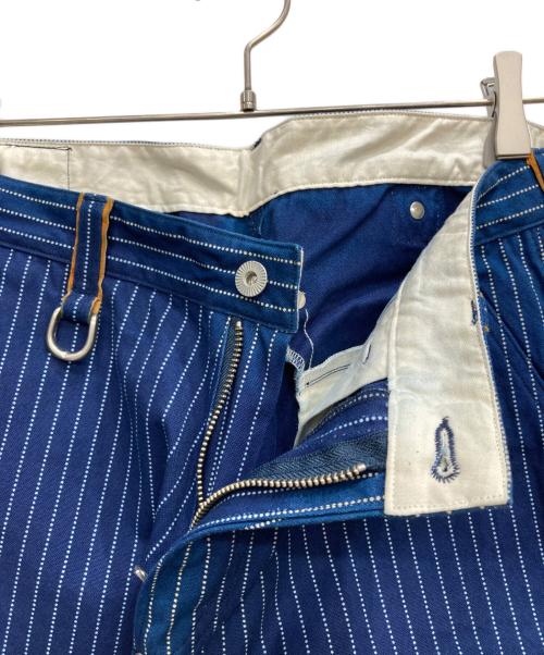 California Line（カリフォルニア ライン）CALIFORNIA LINE (カリフォルニア ライン) ダブルニーヒッコリーパンツ ブルー サイズ:W34 未使用品の古着・服飾アイテム