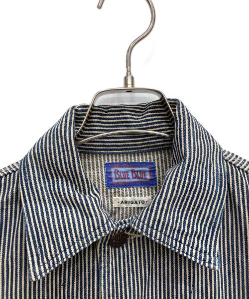BLUE BLUE（ブルーブルー）BLUE BLUE (ブルーブルー) カバーオール ブルーの古着・服飾アイテム