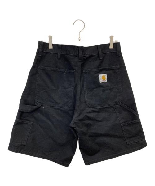 Carhartt WIP（カーハート ワーク イン プログレス）CARHARTT WIP (カーハート ワーク イン プログレス) ダブルニーショートパンツ ブラック サイズ:ｗ30の古着・服飾アイテム