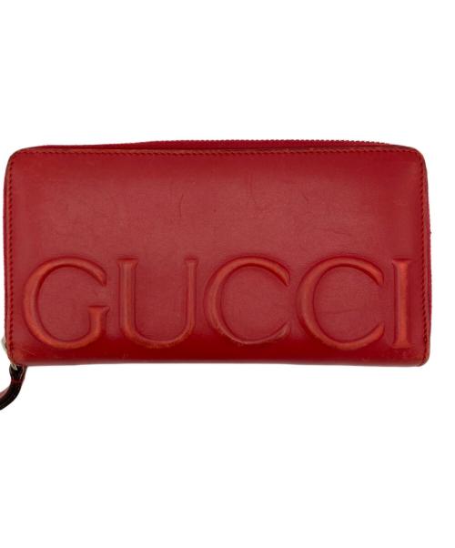 GUCCI（グッチ）GUCCI (グッチ) 長財布 レッドの古着・服飾アイテム