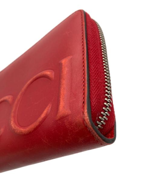 GUCCI（グッチ）GUCCI (グッチ) 長財布 レッドの古着・服飾アイテム