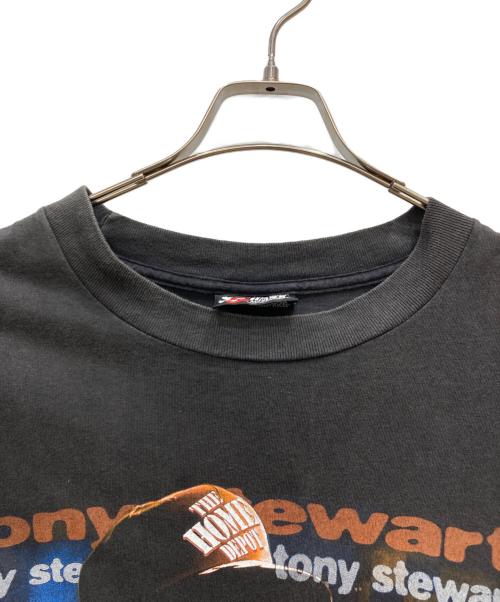 HASE AUTHENTICS（ハセ オーセンティックス）HASE AUTHENTICS (ハセ オーセンティックス) プリントカットソー ブラック サイズ:Ⅼの古着・服飾アイテム