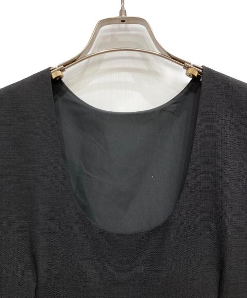 GIUNON（ジウノン）GIUNON (ジウノン) リバーシブルコクーンドレス ブラック サイズ:SIZE1の古着・服飾アイテム