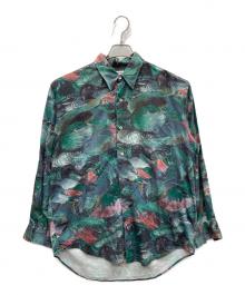 Paul Smith London（ポールスミスロンドン）の古着「総柄シャツ」｜グリーン