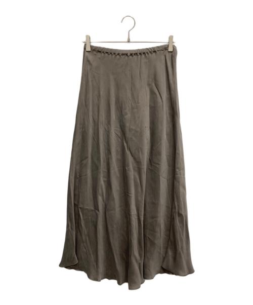 BEARDSLEY（ビアズリー）BEARDSLEY (ビアズリー) バックテールスカート ブラウン サイズ:Ⅼの古着・服飾アイテム