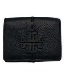 TORY BURCH（トリーバーチ）の古着「3つ折り財布」｜ブラック
