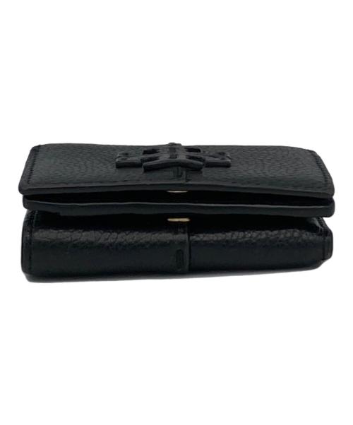 TORY BURCH（トリーバーチ）TORY BURCH (トリーバーチ) 3つ折り財布 ブラックの古着・服飾アイテム