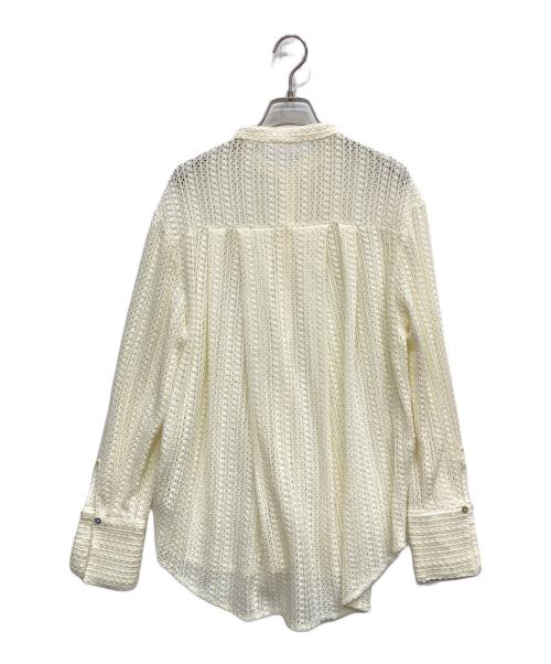 Ameri（アメリ）AMERI (アメリ) OVERSIZED COARSE MESH SHIRT アイボリー サイズ:FREEの古着・服飾アイテム