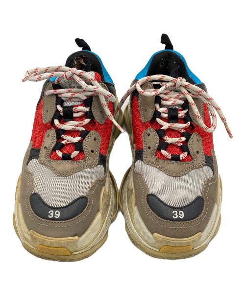 BALENCIAGA（バレンシアガ）BALENCIAGA (バレンシアガ) Tripls S ダットスニーカー ベージュ サイズ:26cmの古着・服飾アイテム