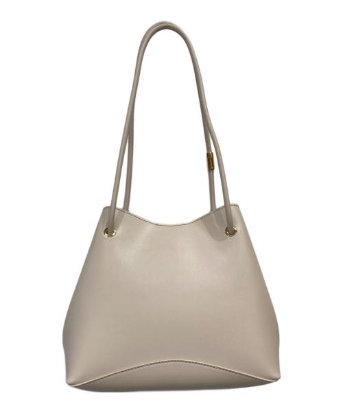 CHARLES & KEITH（チャールズアンドキース）CHARLES & KEITH (チャールズアンドキース) シビルジオメトリックバケットバック ベージュの古着・服飾アイテム