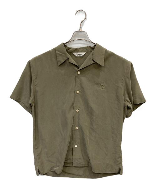 CALEE（キャリー）CALEE (キャリー) オープンカラーシャツ カーキ サイズ:Mの古着・服飾アイテム
