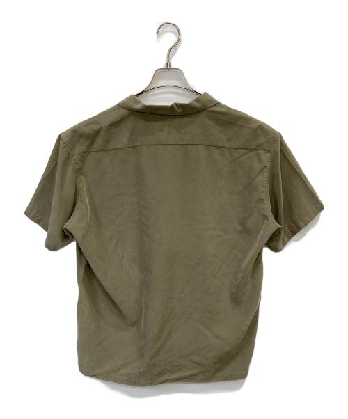 CALEE（キャリー）CALEE (キャリー) オープンカラーシャツ カーキ サイズ:Mの古着・服飾アイテム