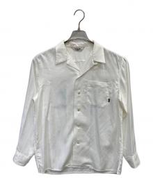 CALEE（キャリー）の古着「バック刺繍オープンカラーシャツ」｜ホワイト