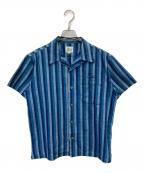 CALEEキャリー）の古着「オープンカラーシャツ」｜ブルー