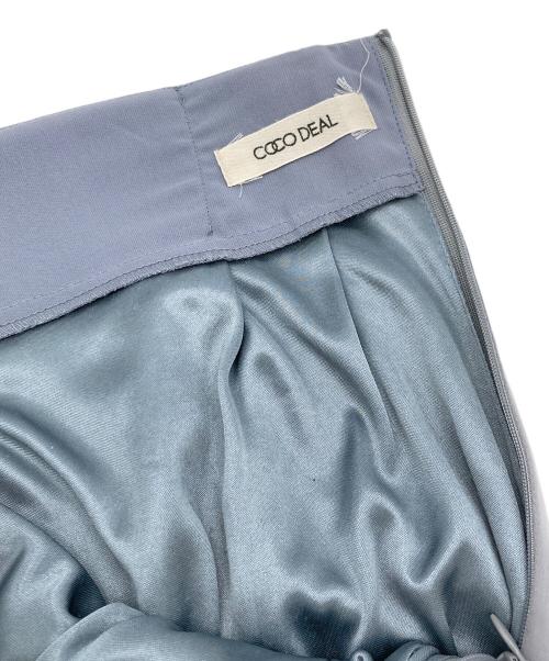 COCODEAL（ココディール）COCODEAL (ココディール) ペプラムレイヤードマーメイドスカート ブルー サイズ:1の古着・服飾アイテム