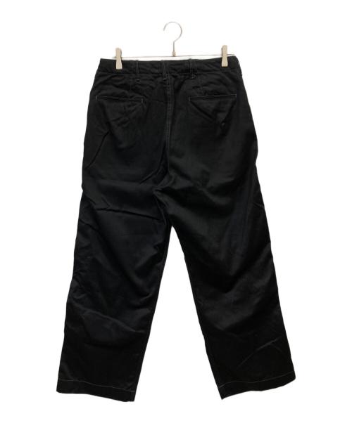 BUZZ RICKSON'S（バズリクソンズ）Buzz Rickson's (バズリクソンズ) ブラックチノパンツ ブラック サイズ:ｗ33（83.5㎝）の古着・服飾アイテム