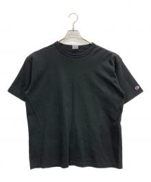 Champion（チャンピオン）の古着「半袖カットソー」｜ブラック