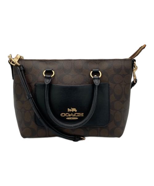 COACH（コーチ）COACH (コーチ) 2WAYバッグ ブラウンの古着・服飾アイテム