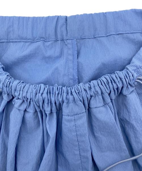Adam et Rope（アダム エ ロペ）Adam et Rope (アダム エ ロペ) ドローコードギャザーパンツ ブルー サイズ:36の古着・服飾アイテム