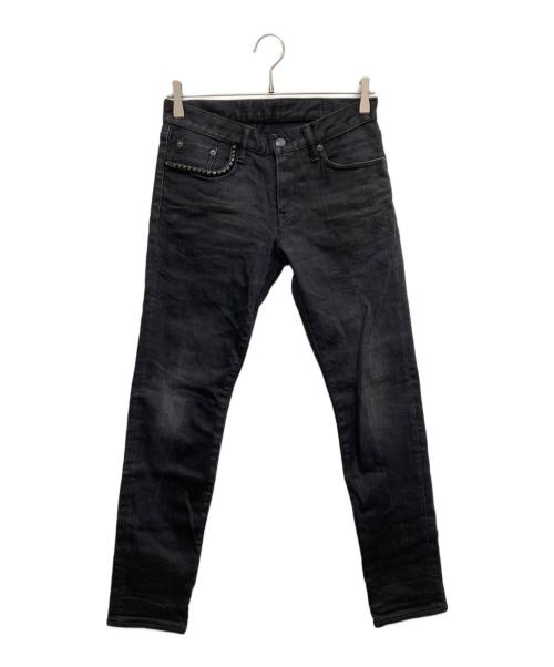 Hysteric Glamour（ヒステリックグラマー）Hysteric Glamour (ヒステリックグラマー) スキニーデニムパンツ ブラック サイズ:Sの古着・服飾アイテム